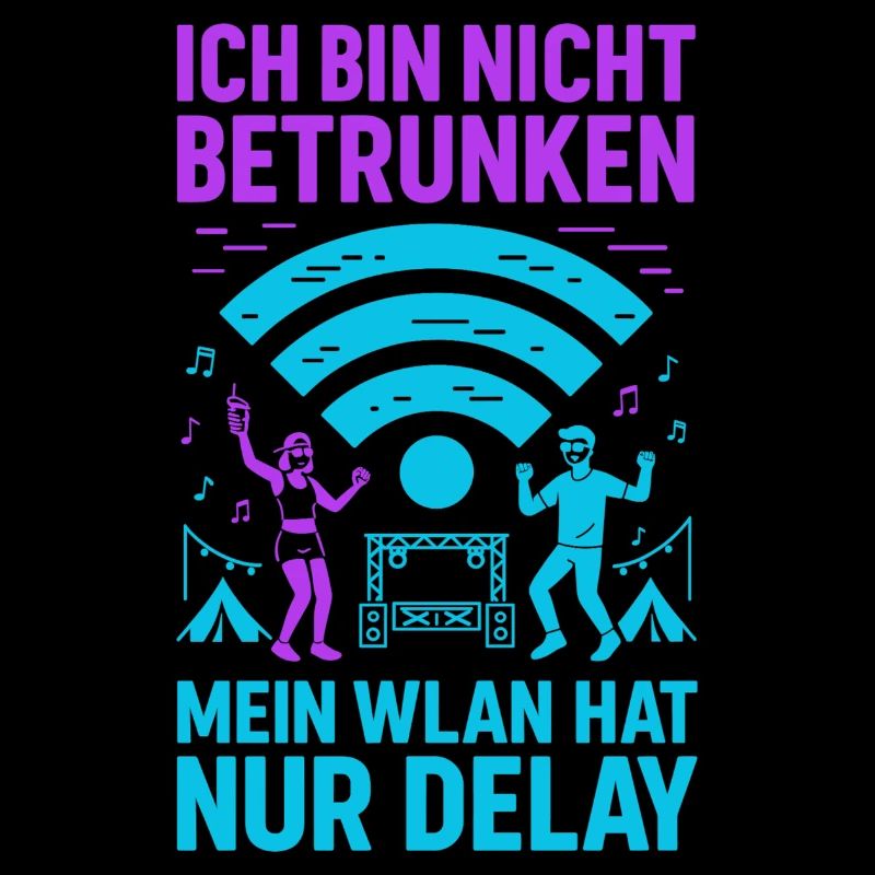 Ich bin nicht betrunken WLAN-Delay