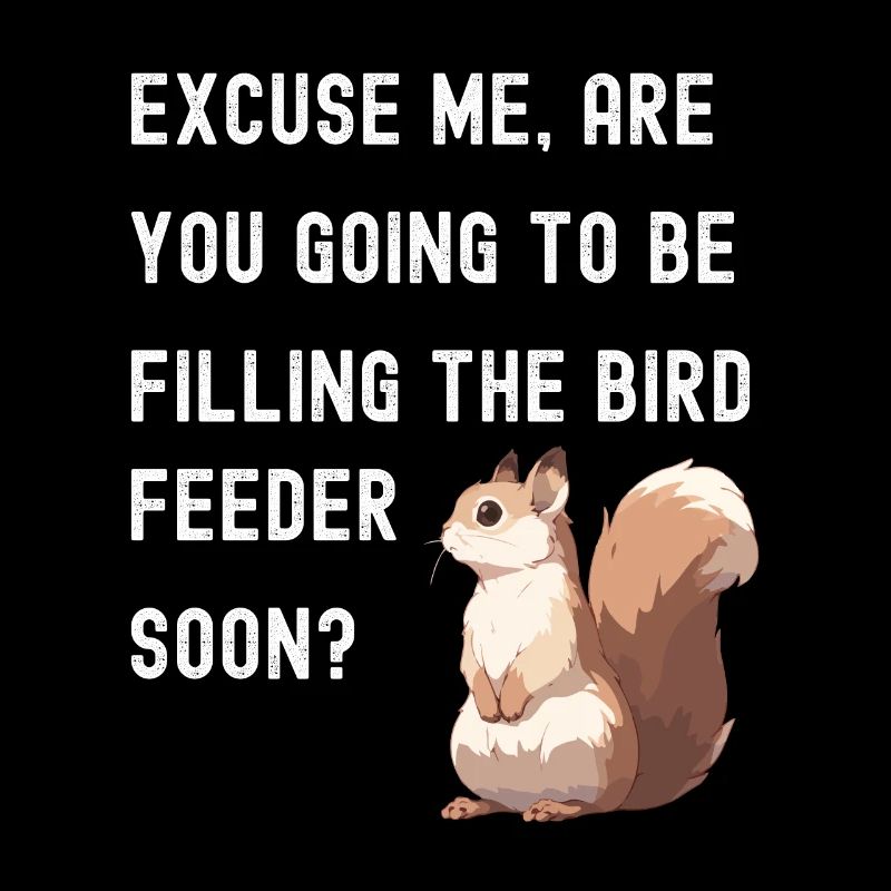 Mangeoire à oiseaux Écureuil
