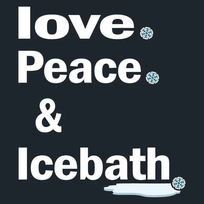 Bain de glace « Amour et paix dans le bain de glace » Eisbaderin