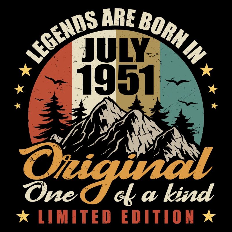 Original legends were born in July 1951