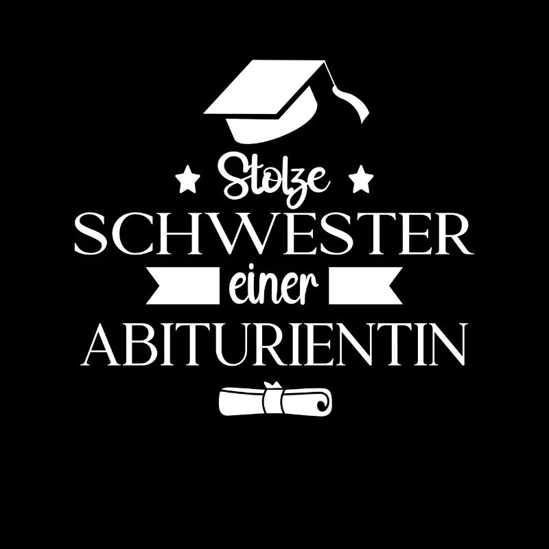 Stolze Schwester einer Abiturientin Abitur