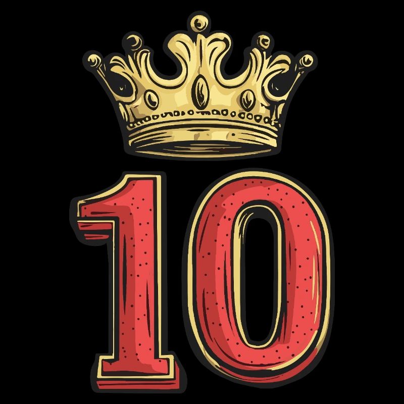 10 Zahl Krone