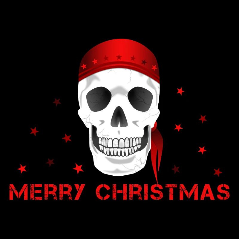 Crâne de joyeux Noël