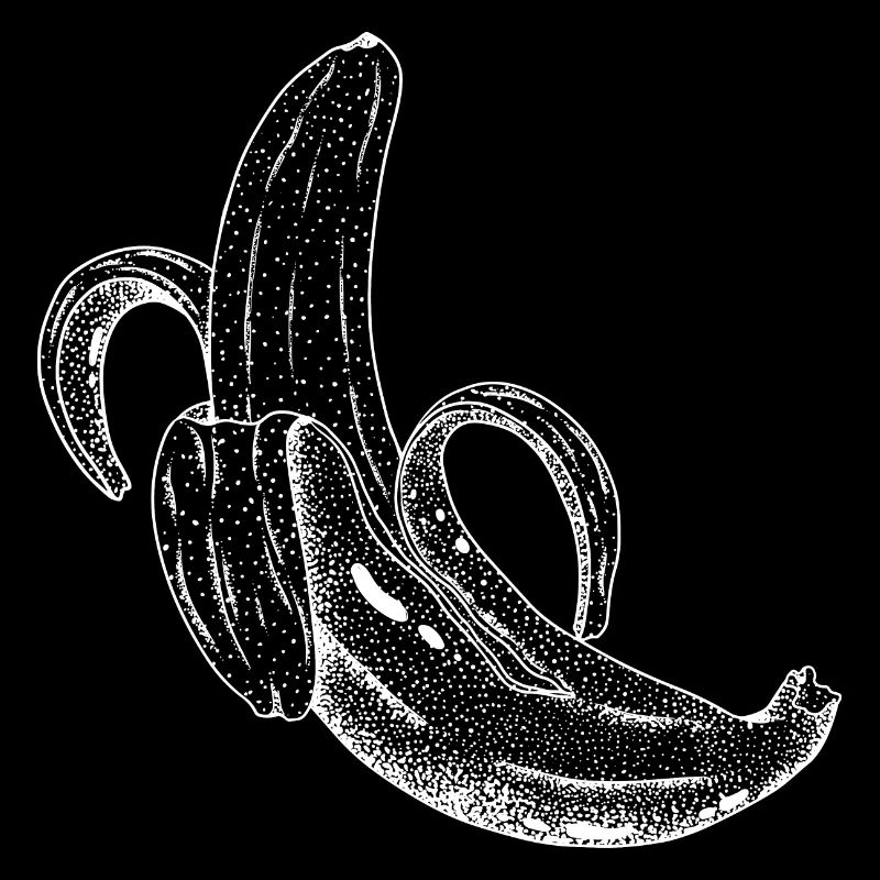 Banana peeled
