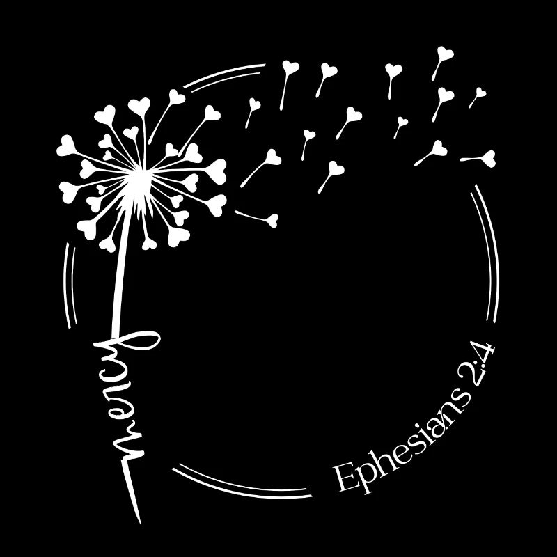 Christlicher Löwenzahn Design Barmherzigkeit Epheser 2:4
