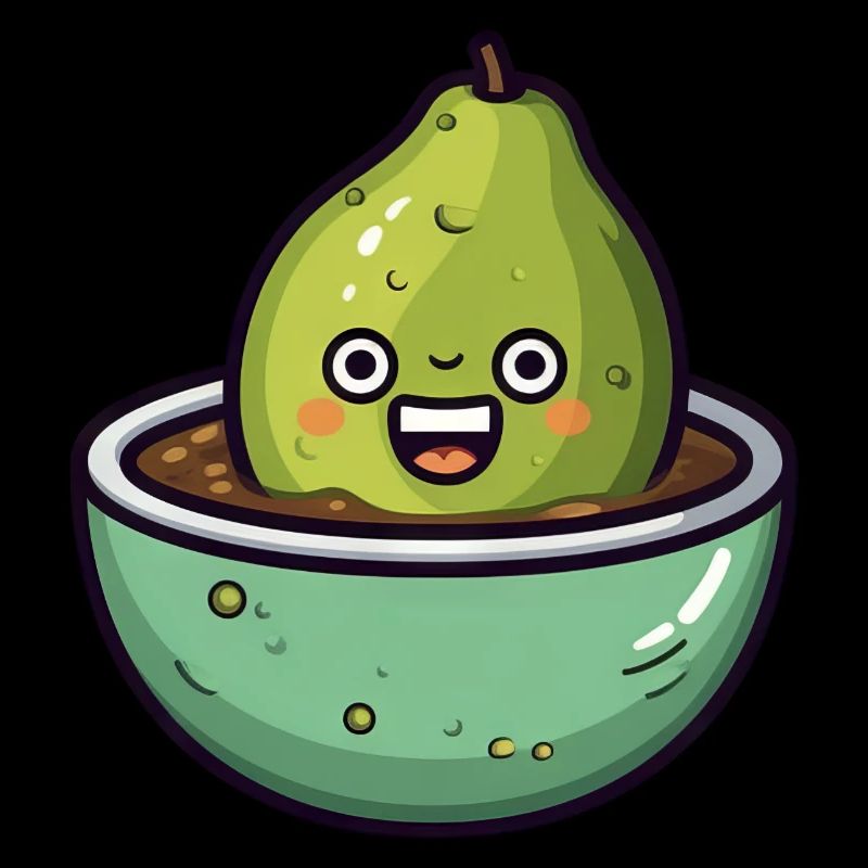 Avocado Kaffeetasse mit Koffein-Alarm