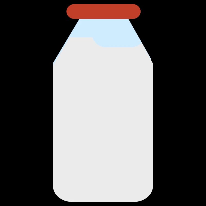 Milchflasche, Milchdesign