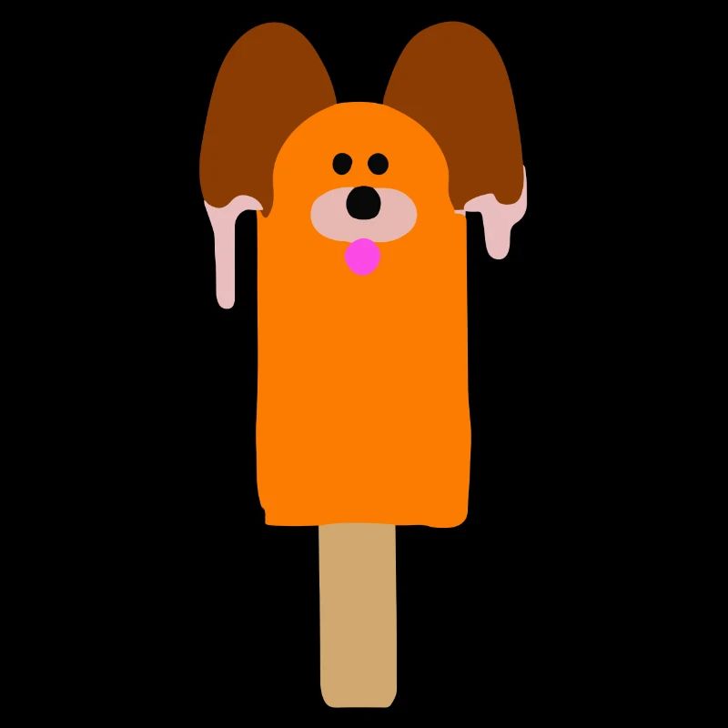 Popsicles visage de chien