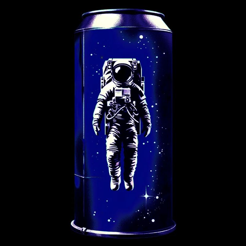Astronaut in der Dose