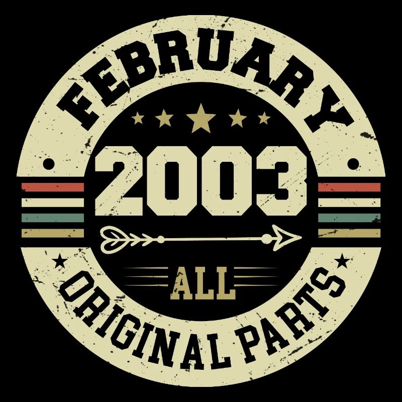 February 2003 Vintage Birthday Gift 2003