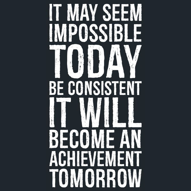 it may seem impossible today to be consistent with it