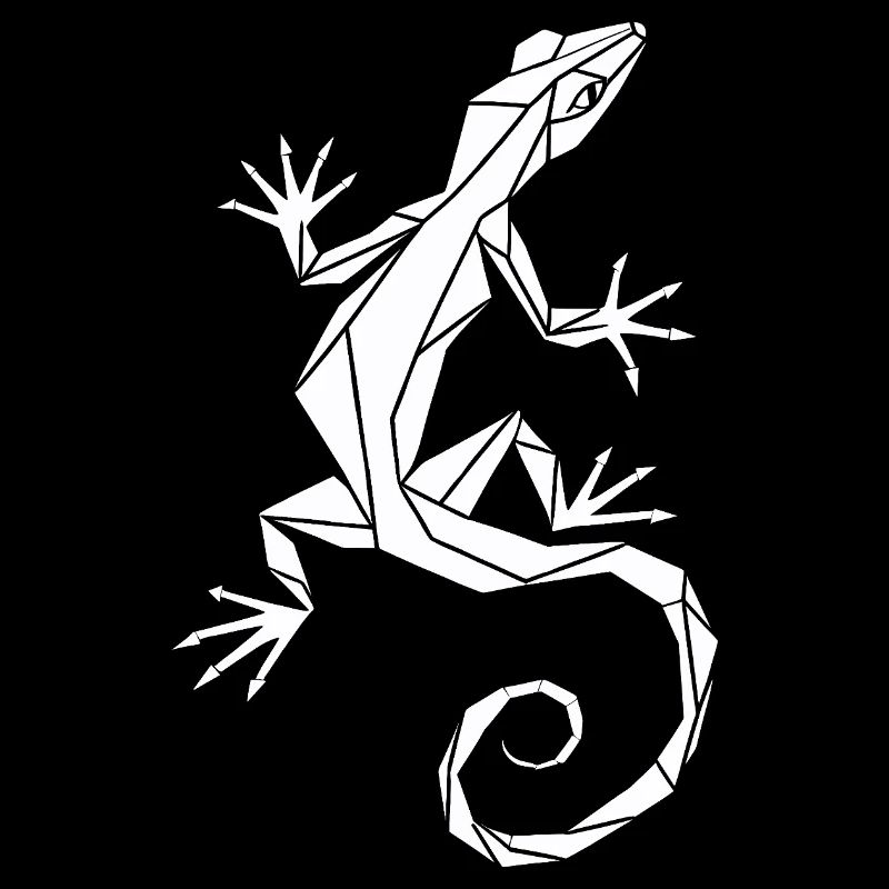 Gecko Polygon – Design minimaliste pour reptiles