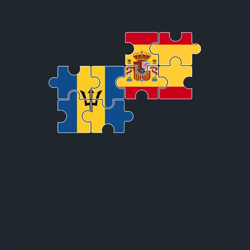 Barbados Spain flag