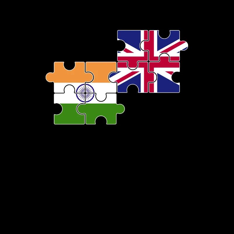 Inde Drapeau du Royaume-Uni Indien britannique