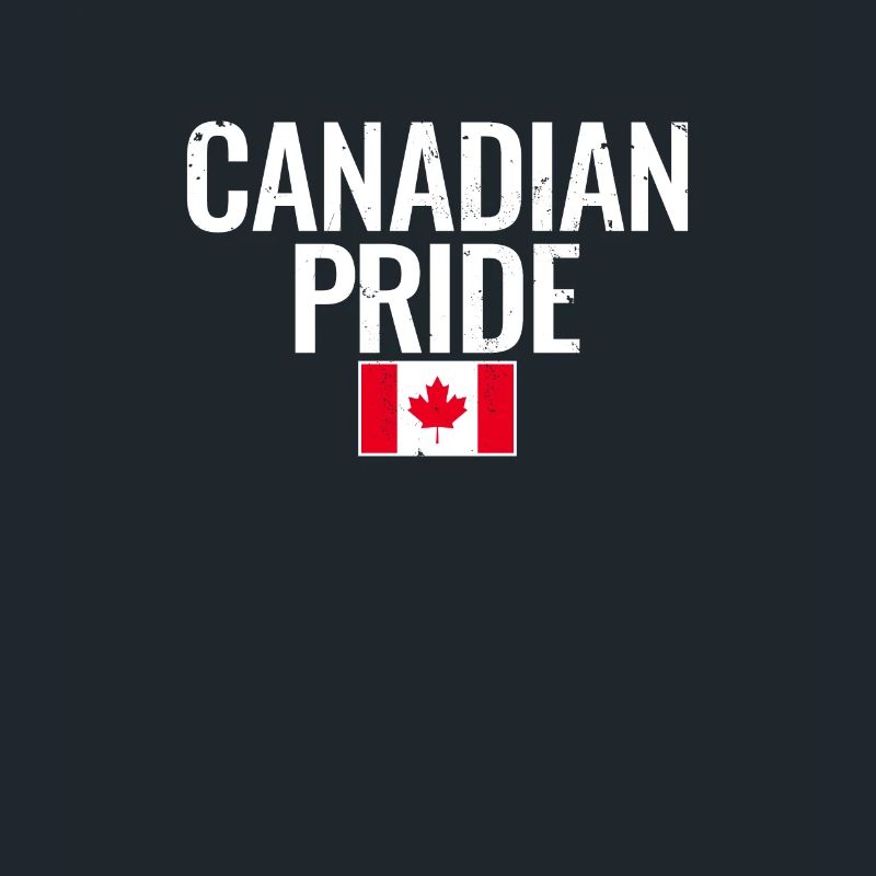 Fierté canadienne Vintage Drapeau canadien du Canada