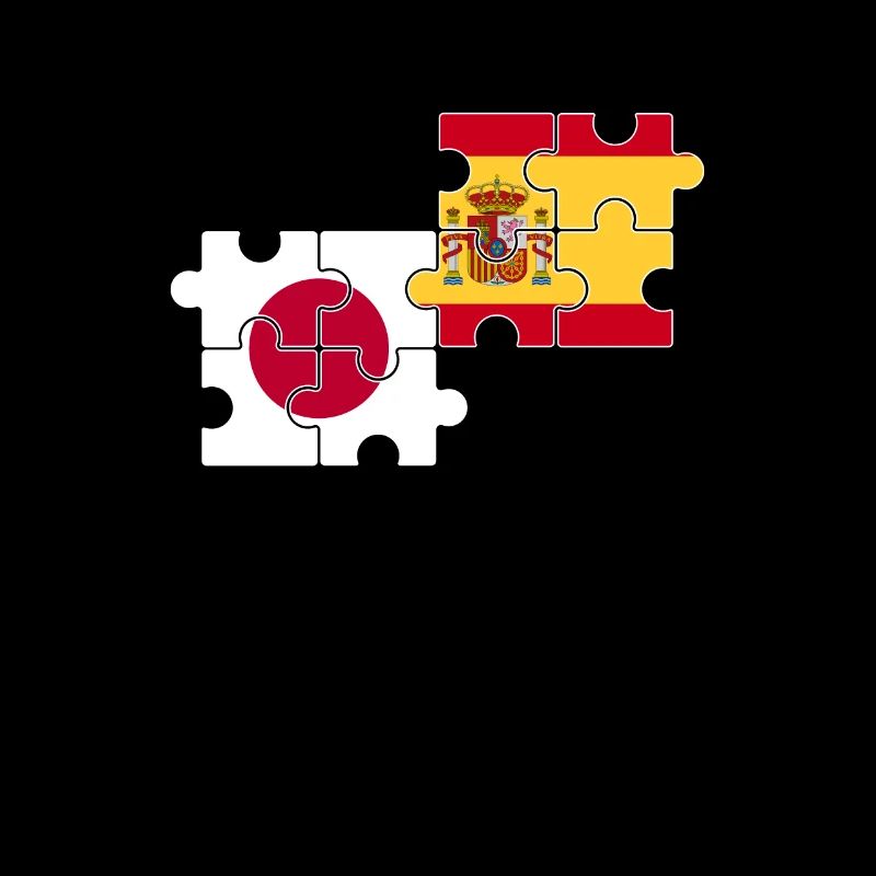 Japan Spanien Flagge Spanisch Japaner