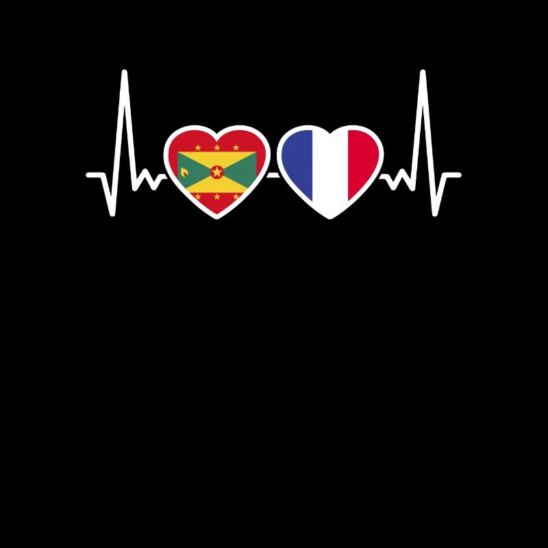 Grenade Grenade Grenade Heartbeat Flag