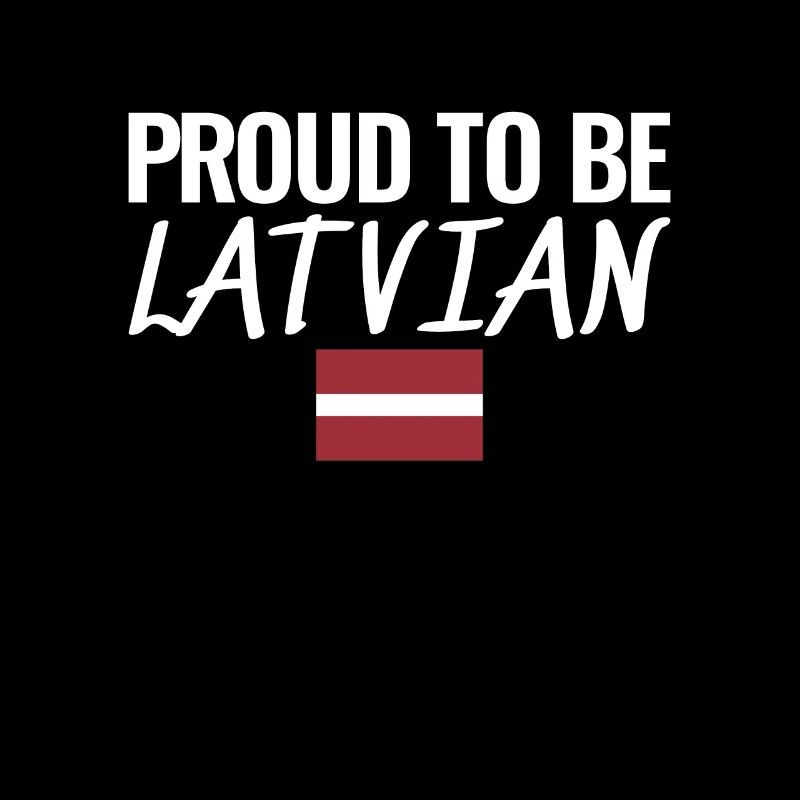 Fier d’être letton Drapeau letton letton