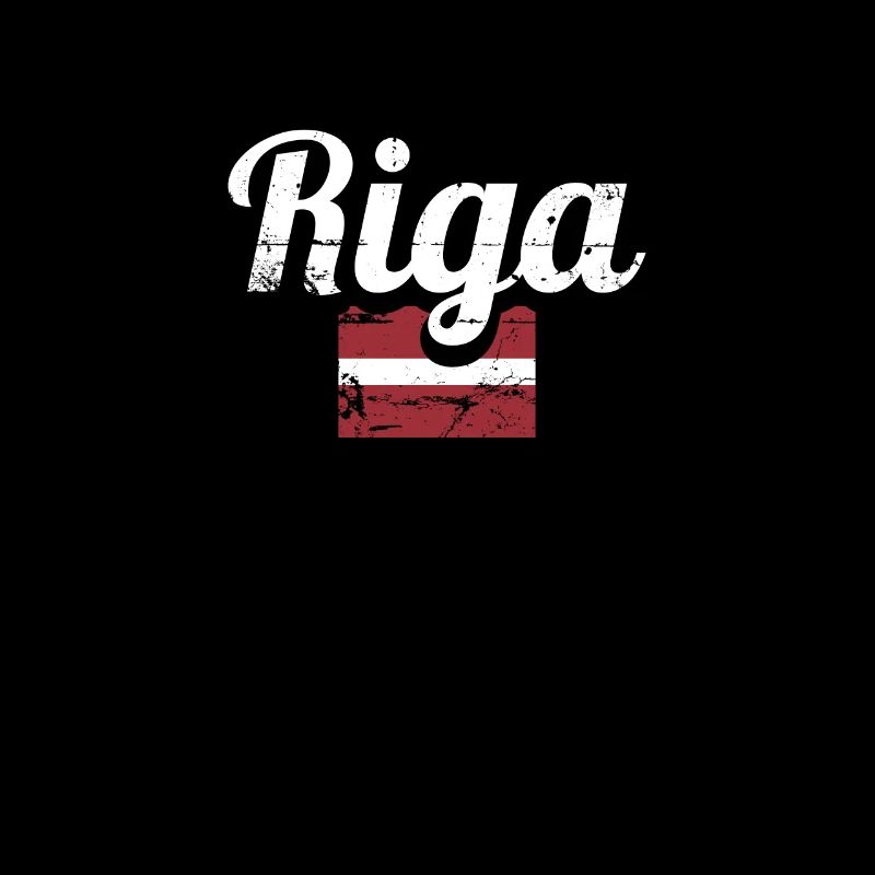 Riga Lettonie Vintage letton drapeau letton letton