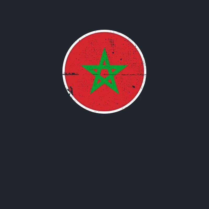 Morocco Vintage Moroccan Flag Moroccan