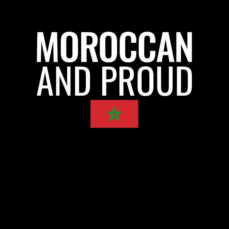 Marocain Et Fier Drapeau Marocain Marocain