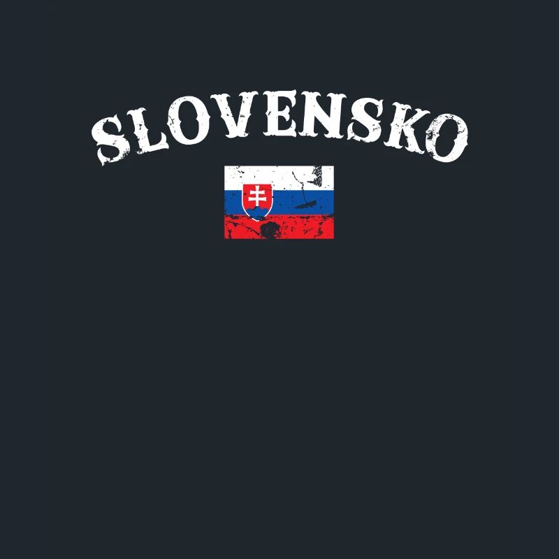 Slovensko Vintage Slovaque Drapeau Slovaque