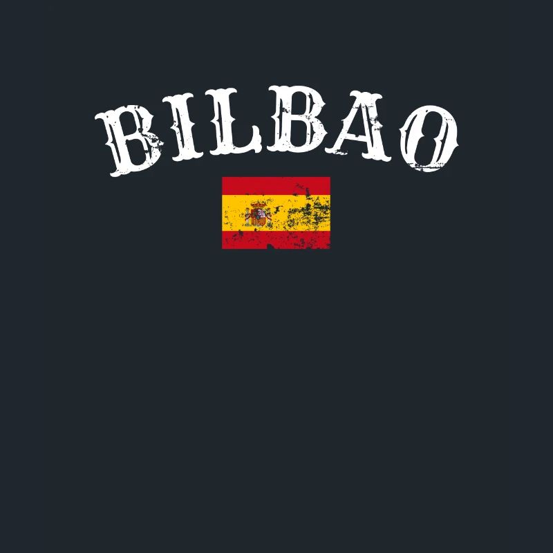 Bilbao Vintage Spanien Spanische Flagge Spanier