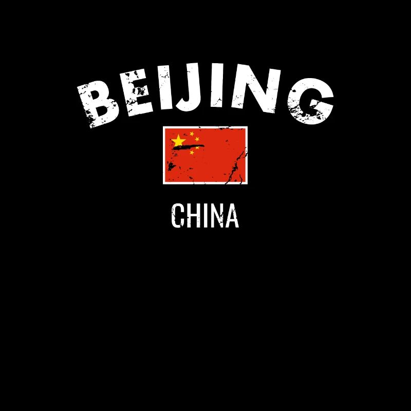 Pékin Chine Vintage Drapeau Chinois