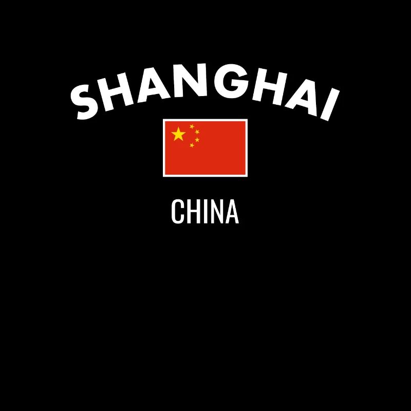 Shanghai Chine Drapeau chinois