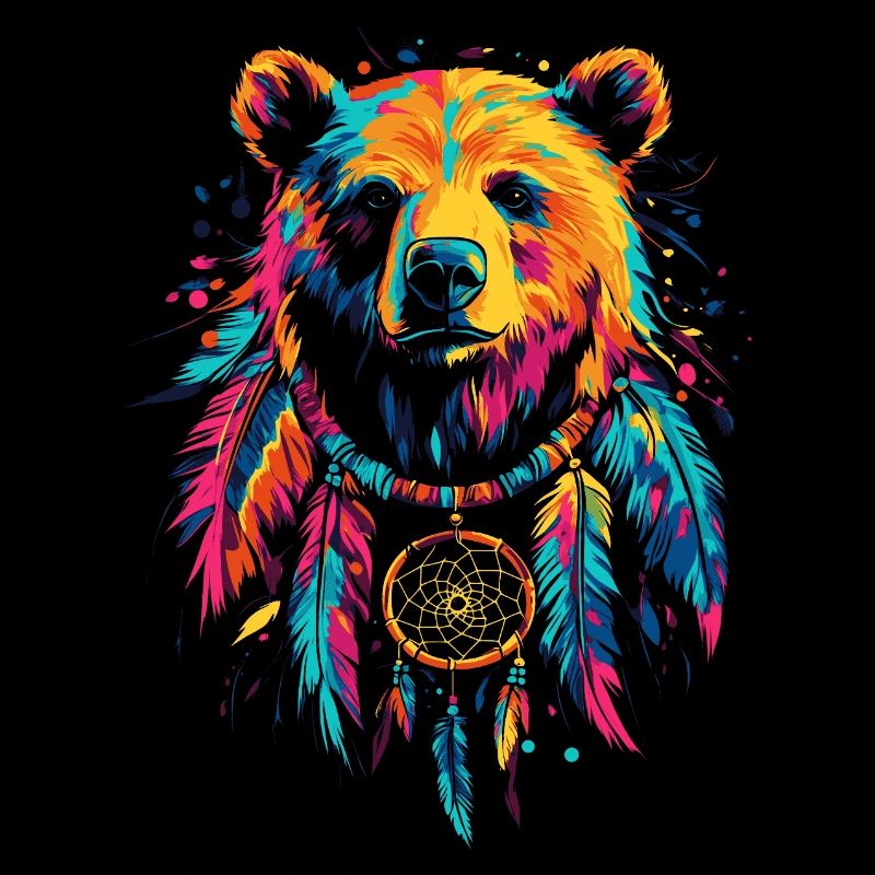 Bear with Dream Catcher