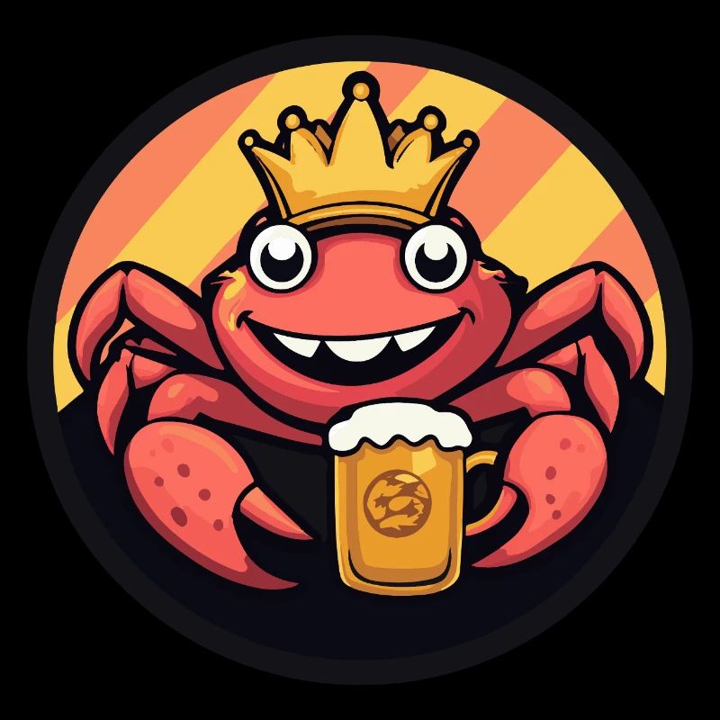 Krebs Krabbe Bier