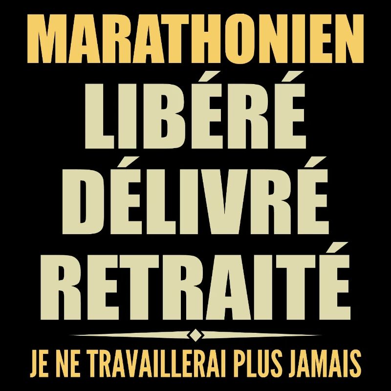 Marathon runner celebrates his retirement with humor gift