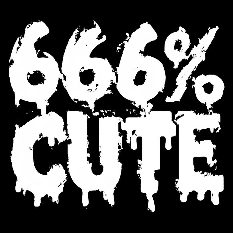 666% Cute! Satanic Goth Girl Design