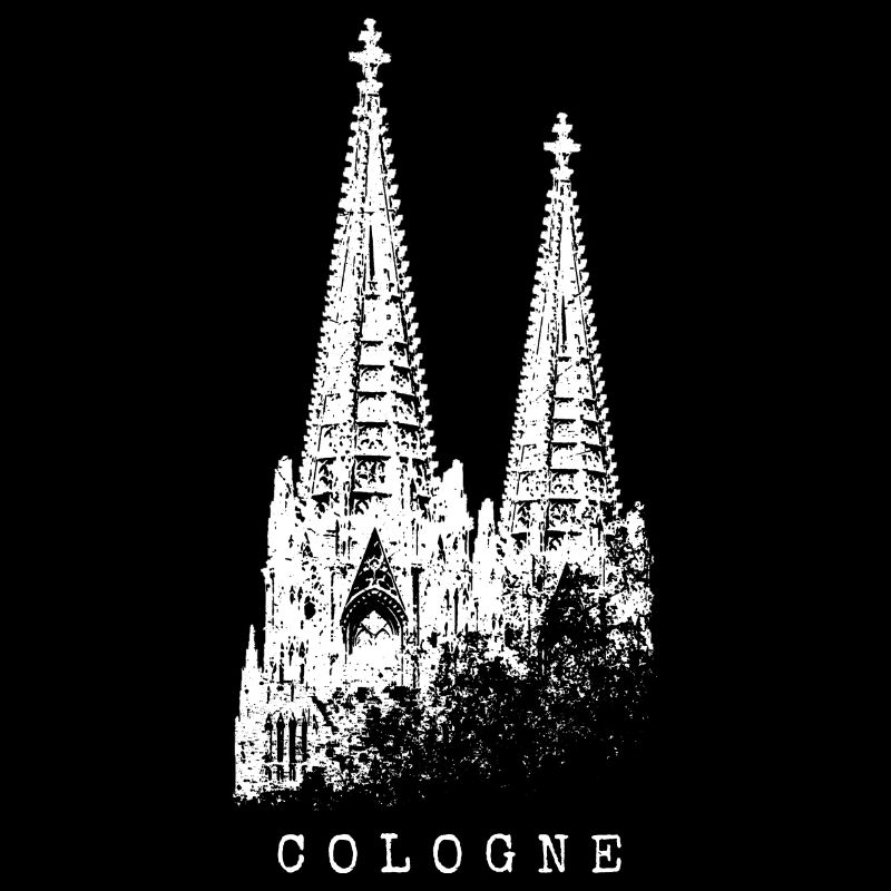 Cologne Cathedral Cologne Vintage Silhouette Cologne Skyline