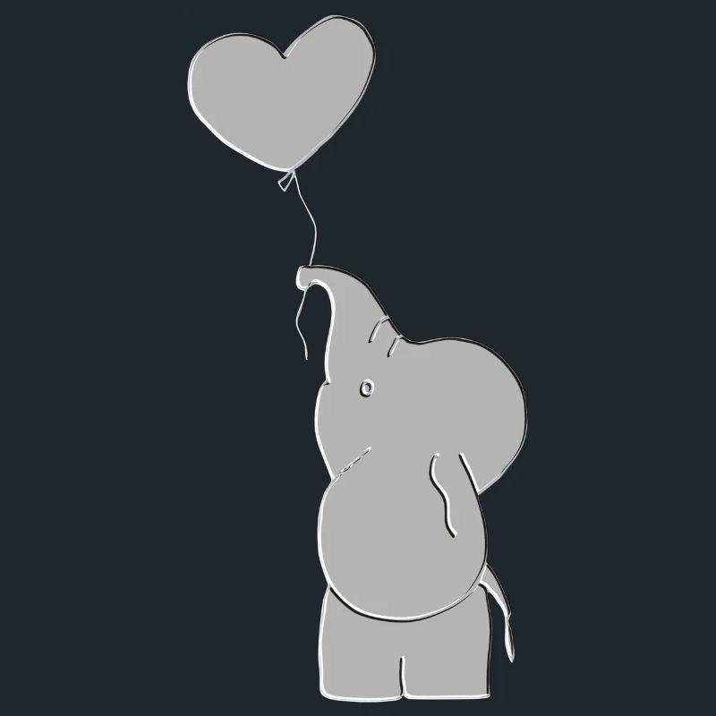Ballon de secours éléphant