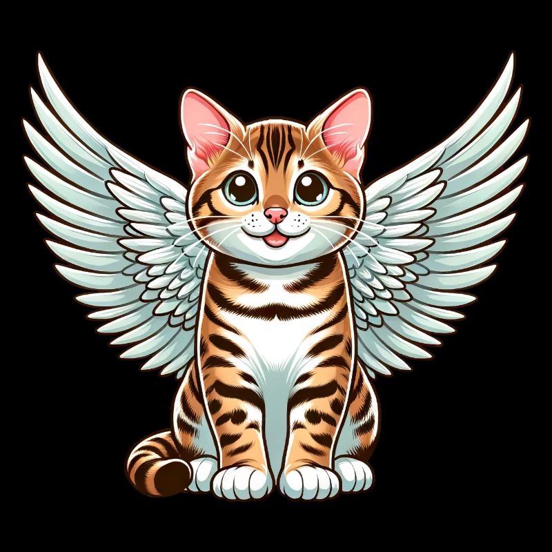 Chat du Bengale ange tacheté fourrure