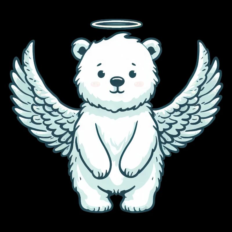 Polar Bear Elegance: Angels in the Arctic Light