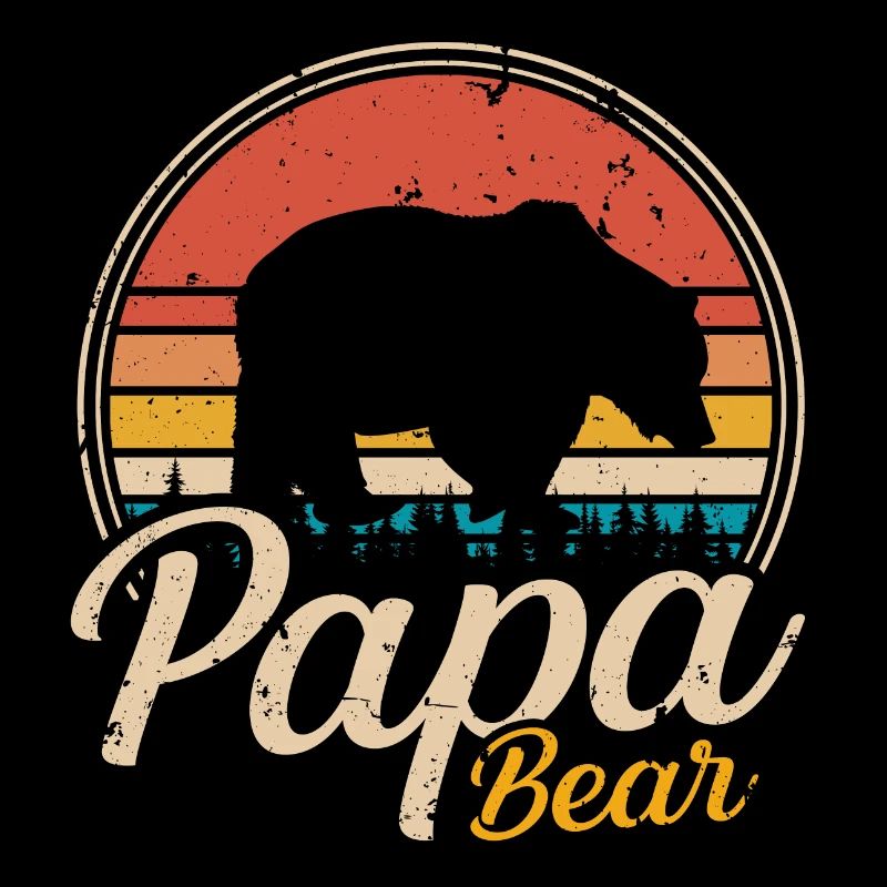 Papa Ours Rétro