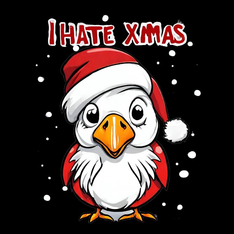 Ich hasse Weihnachten Lustiger Vogel