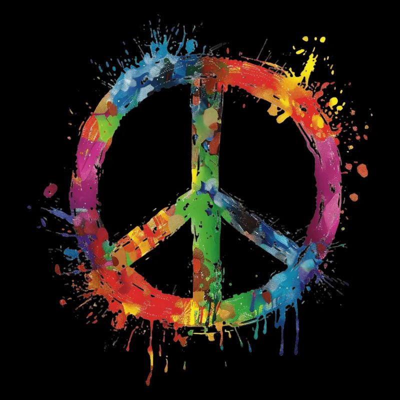 Colorful Pride Peace Vibrant Expression