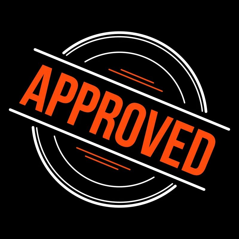 Approved Stempel – 2 Farben