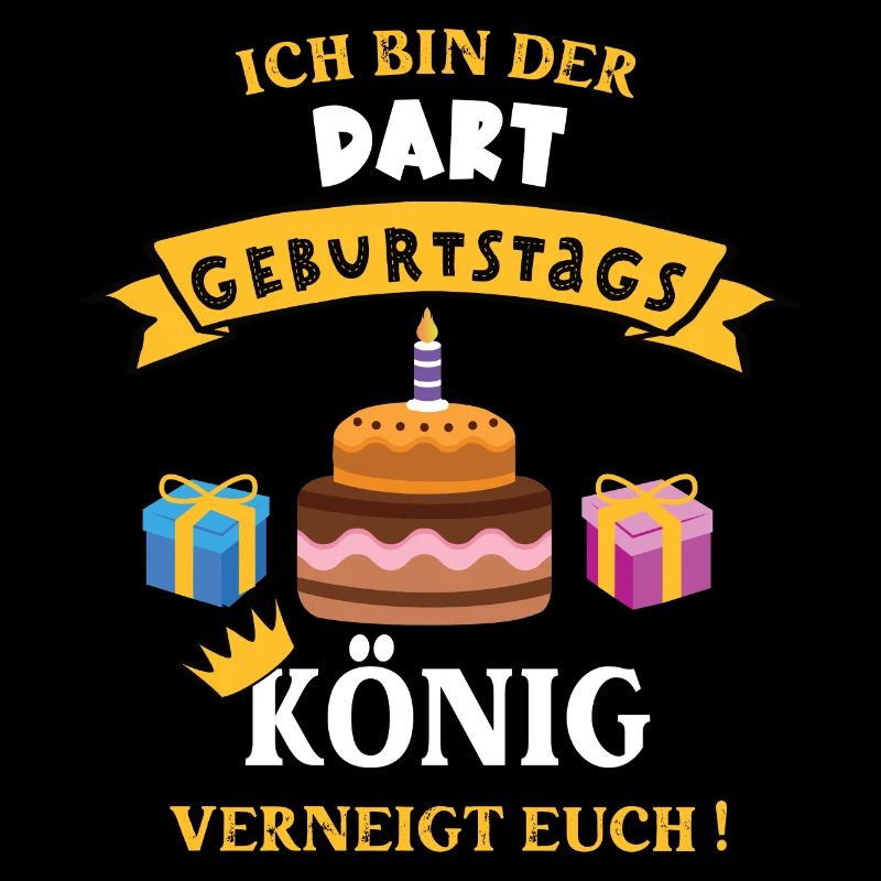 Dart König Geburtstag Spieler Trainer Geb Darts