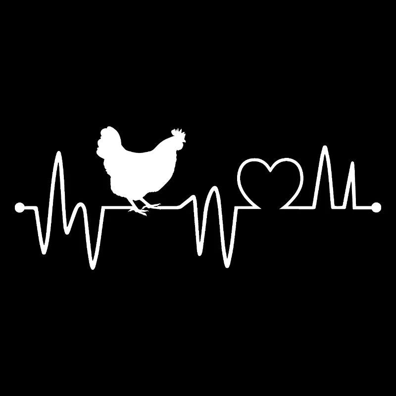 Poule battement de cœur des poules
