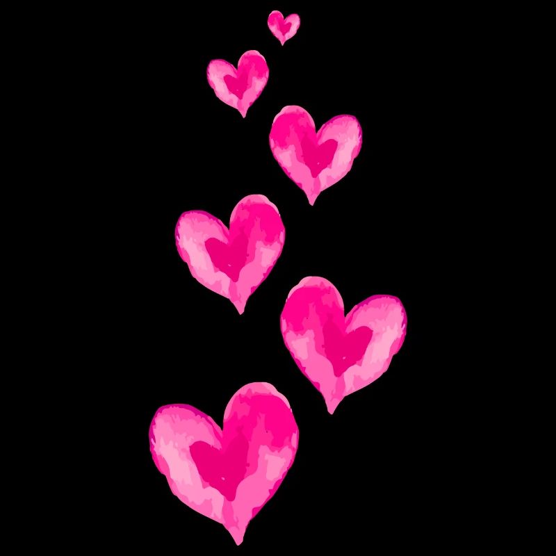 Symbole d'amour coeurs Saint Valentin