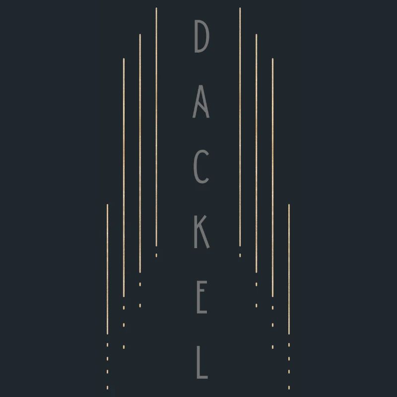 Dicton Teckel, Motif Teckel, Teckel Art Déco