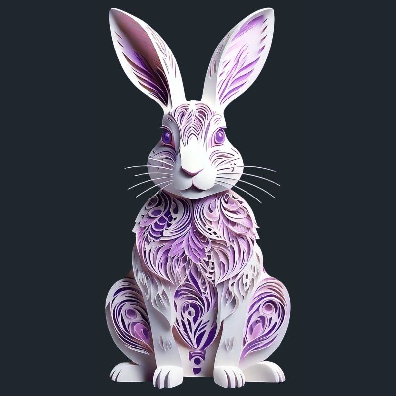 Bunny - Easter Bunny in Silhouette