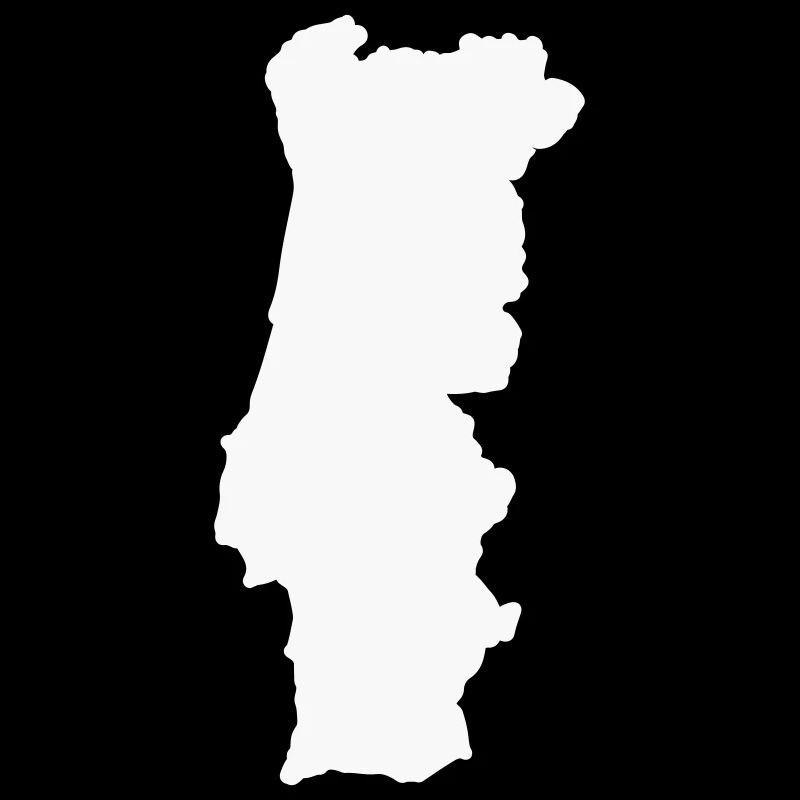 Geografische Kontur Silhouette