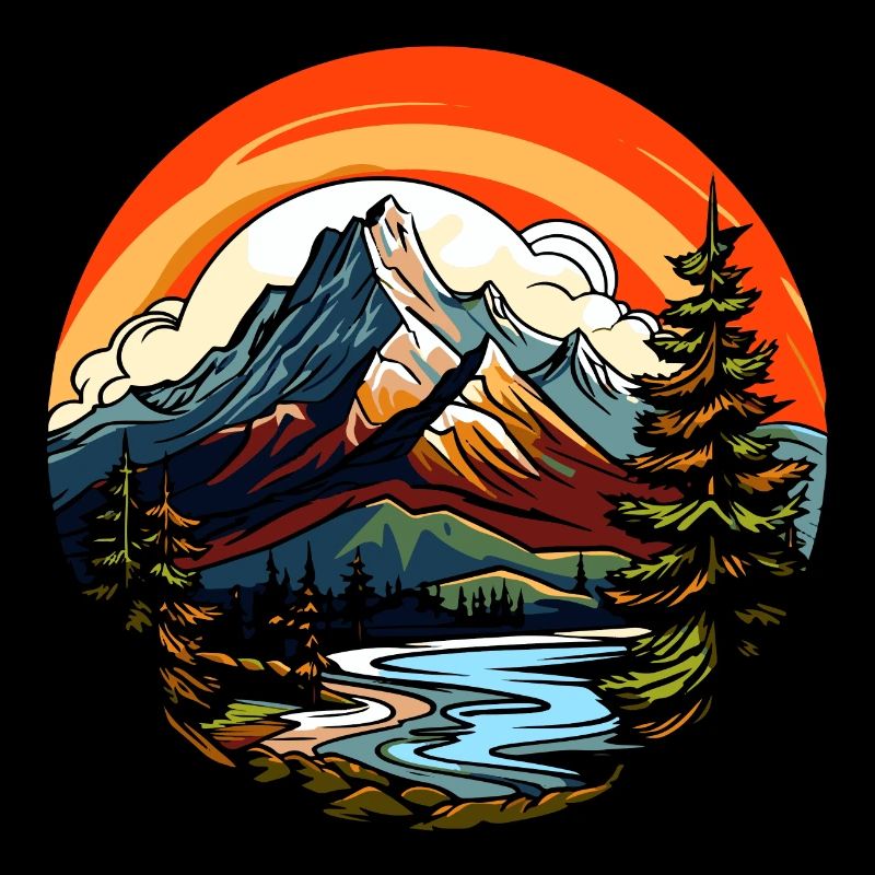 Mountains, Landscape, Nature