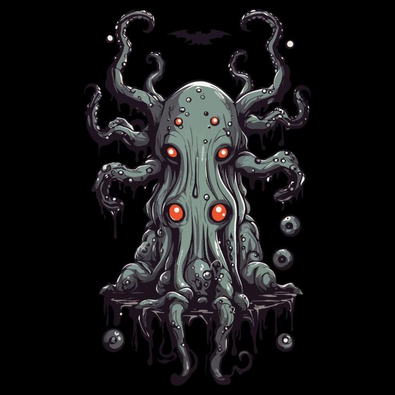 Monstre visqueux, créature mignonne de la nuit