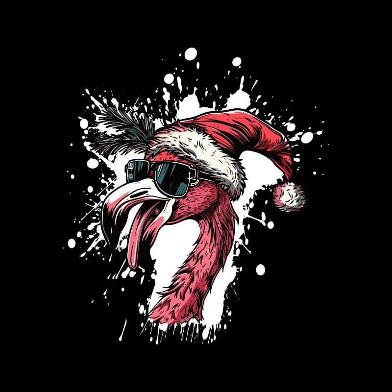 Flamingo Noël drôle